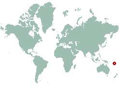 Polynesian Outer Islands in world map
